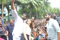 Nene Raju Nene Mantri Movie Team At KL University